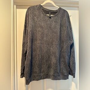 Athleta Gray Patterned Women's Sweater